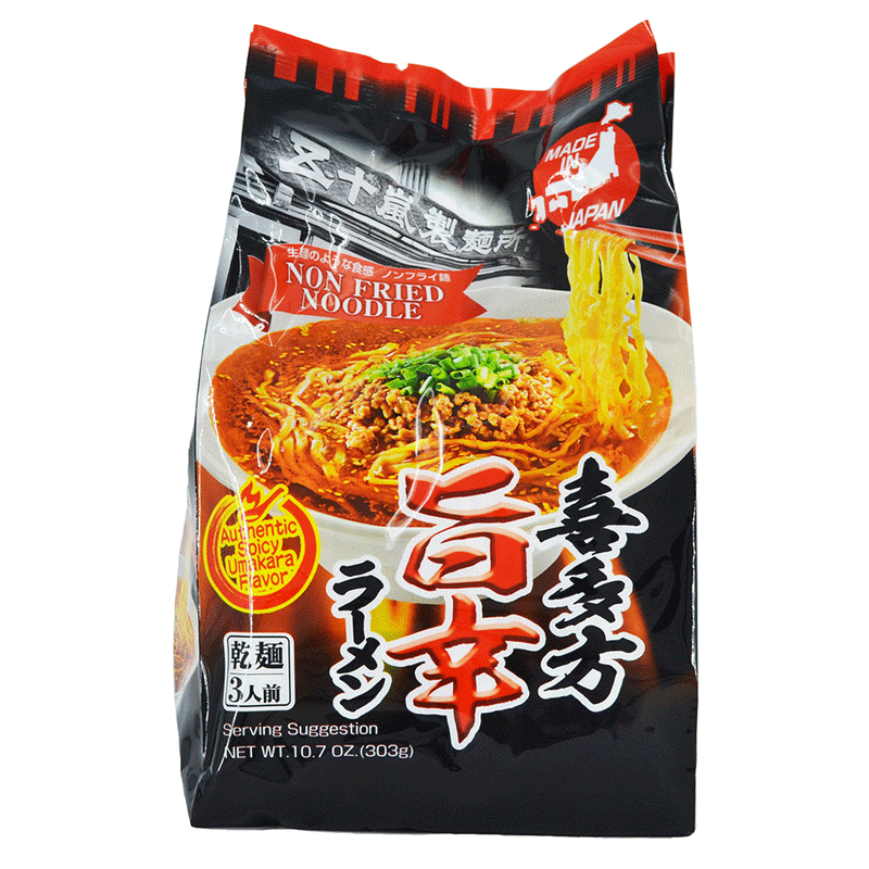 Igarashi Vegan Kitakata Uma-kara Spicy Ramen - 303 gr (3 – Yoshiya.dk