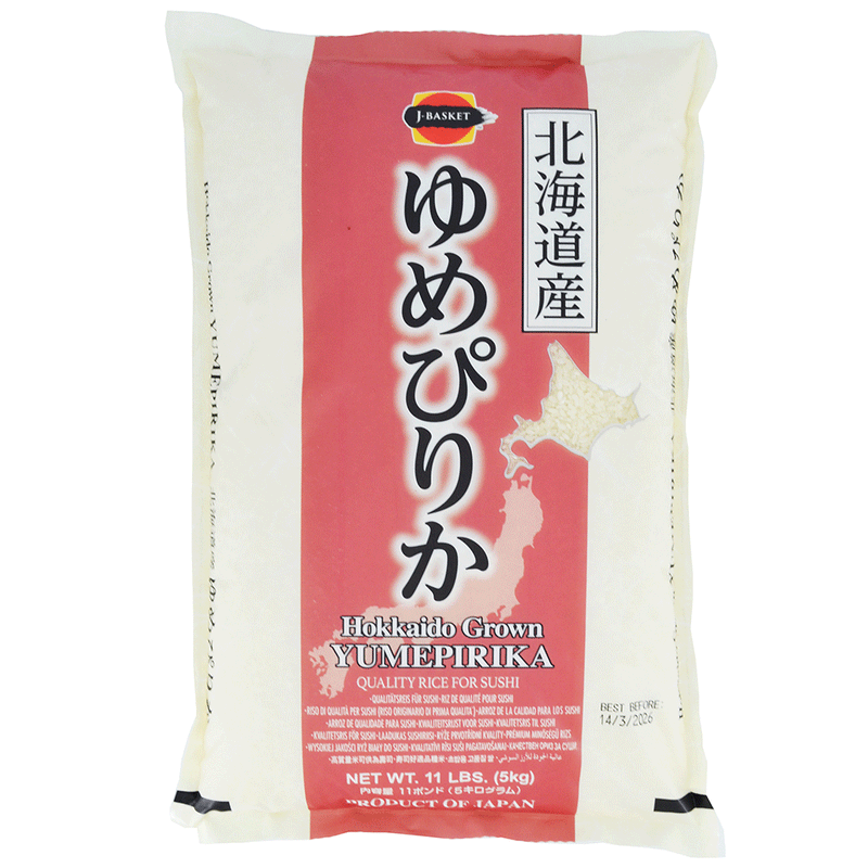 J-Basket Hokkaido Yumepirika Rice - 5 kg
