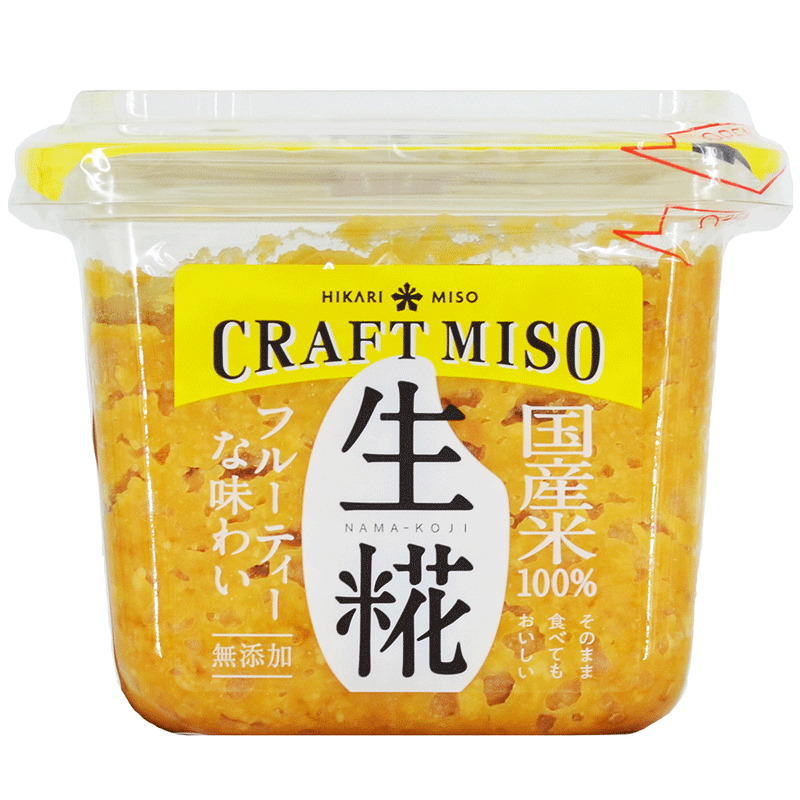 Hikari "Nama Koji" Craft Miso - miso lavet af frisk koji - 400 gr