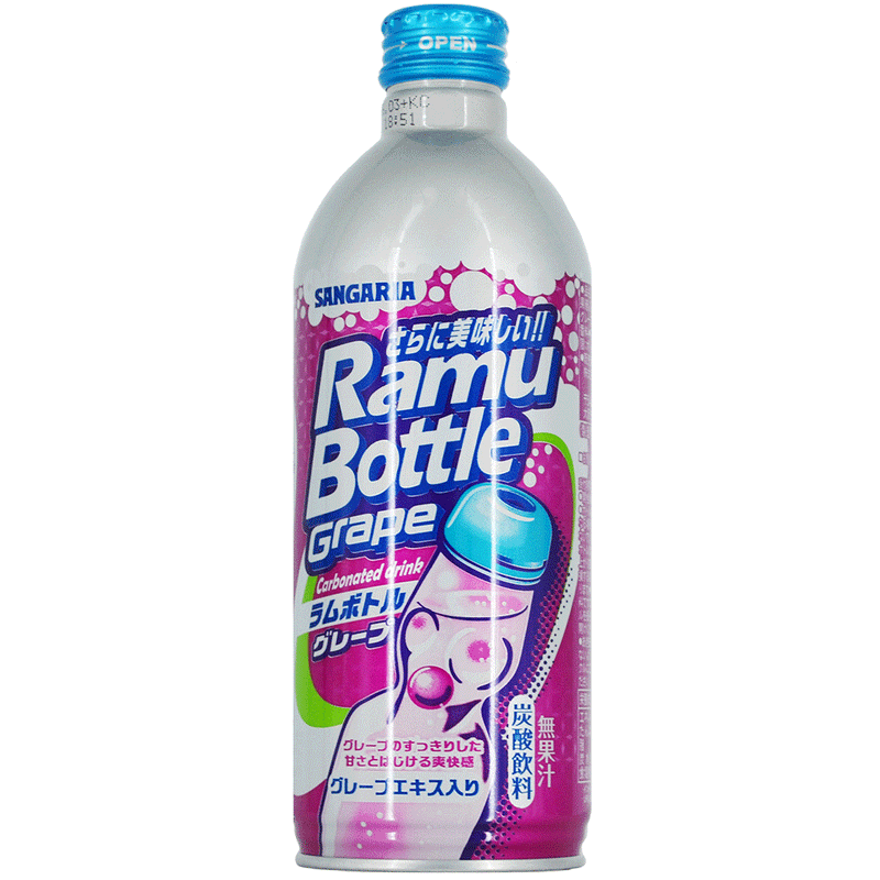 Grape Soda Ramune - 500 ml