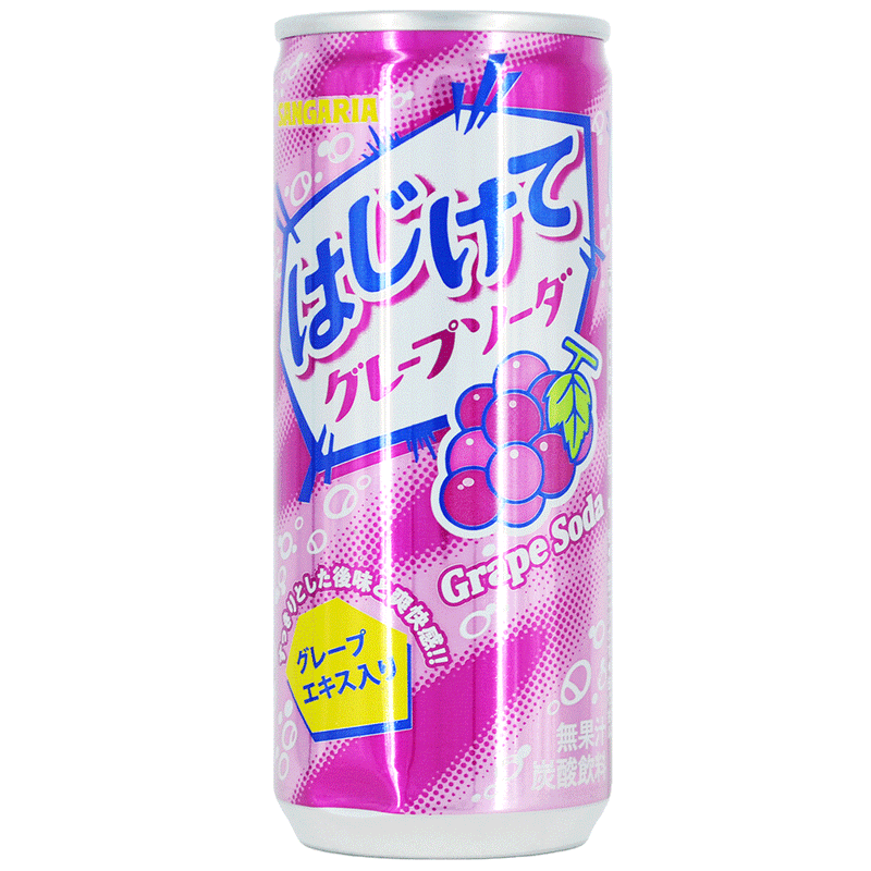 Hajikete Grape Soda - 250 ml