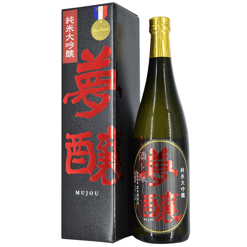 Miyamoto Shuzou Mujou junmai Daiginjou Sake - 720 ml *guldmedalje ved Kura Master Awards 2023*