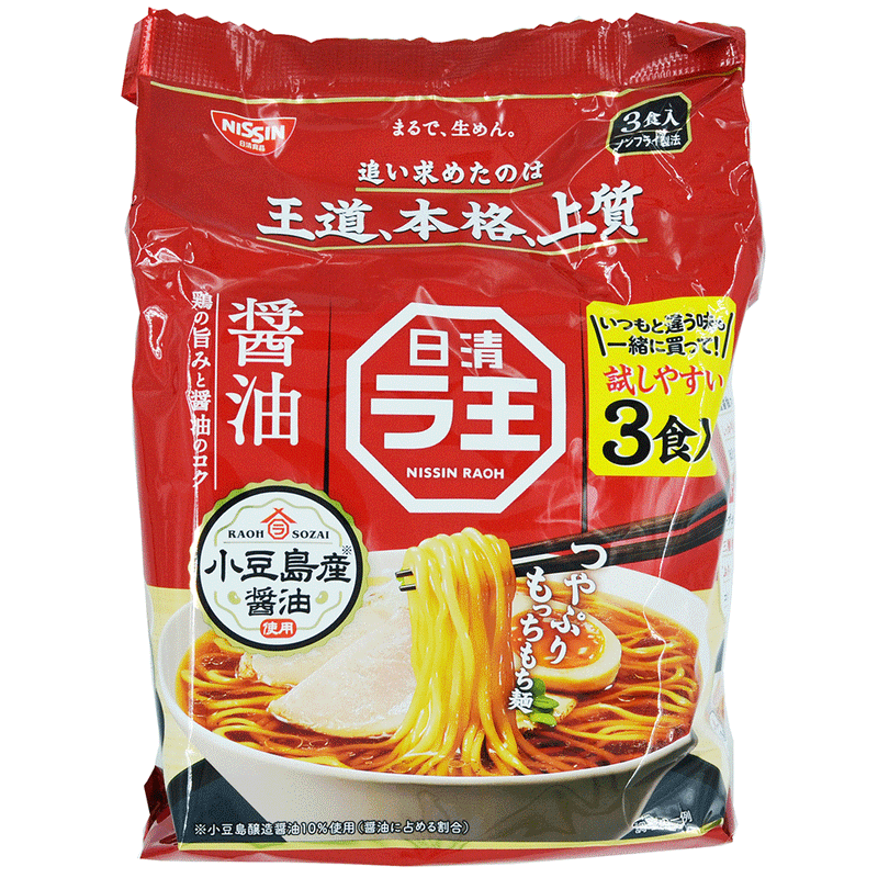 Raoh Shoyu Instant Ramen - 3 x 101 gr (3 servings)