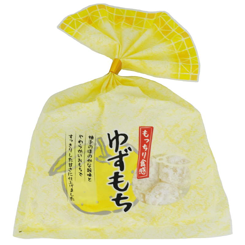 Yuzu Mochi - bløde riskager med smag af yuzu-frugt - 130 gr