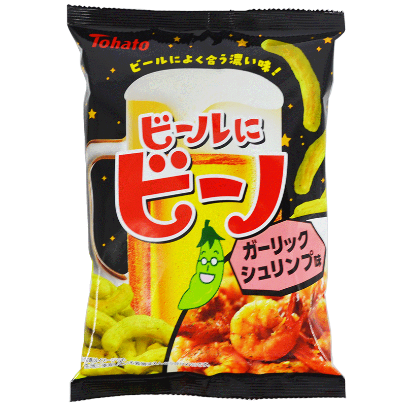 Beano Garlic Shrimp - Pea chips with shrimp and garlic flavor - 53 gr