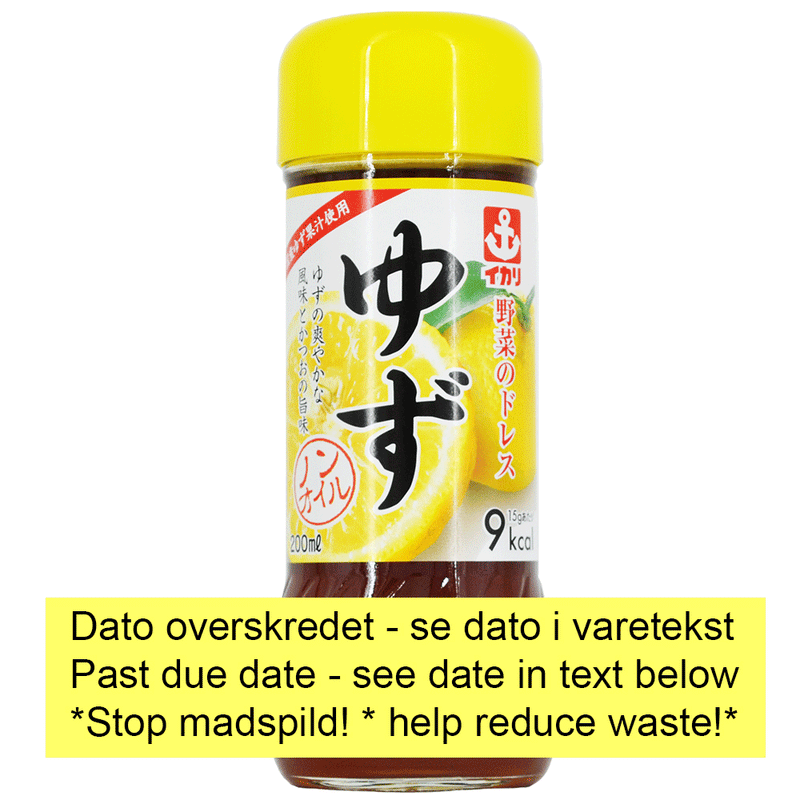 Ikari Yuzu Vegetable Dressing - 200 ml *stop food waste*
