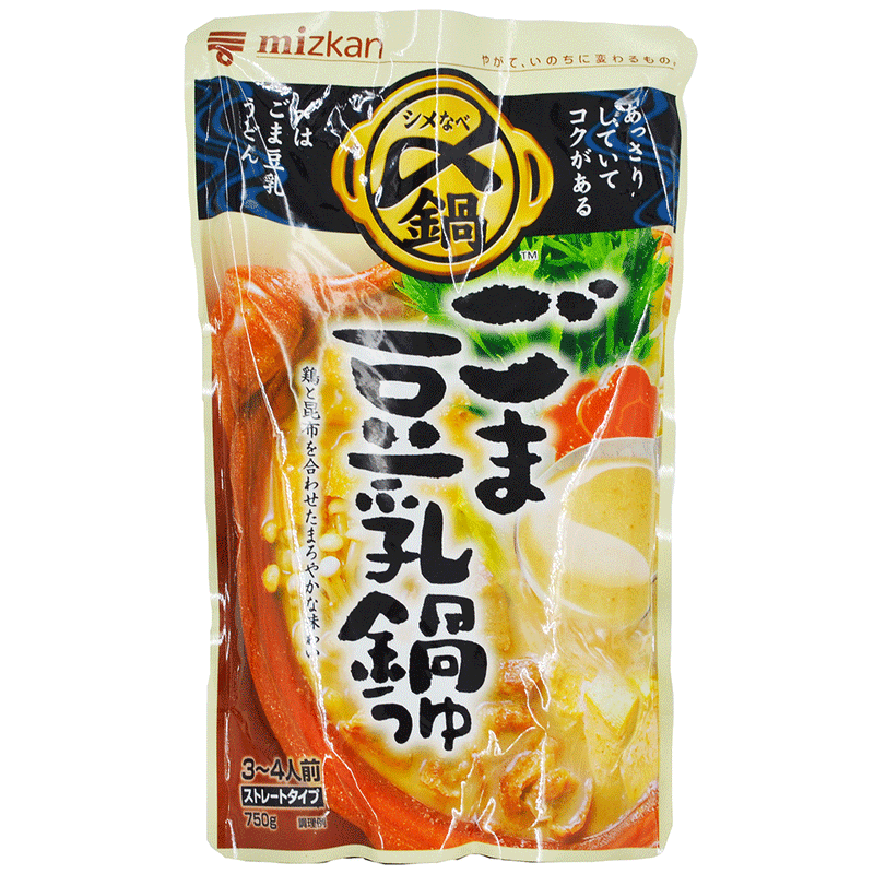 Mizkan Hot-Pot suppebase Goma & Tonyu (sesam og sojamælk) - 750 ml