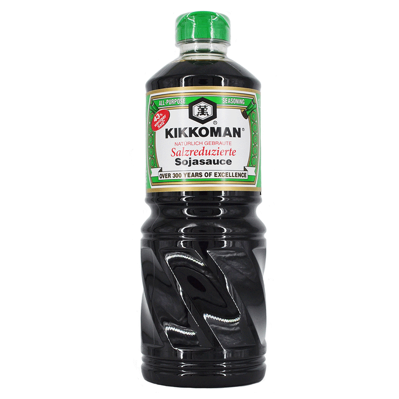 Kikkoman Genen Soy Sauce - Reduced Salt - 1 L