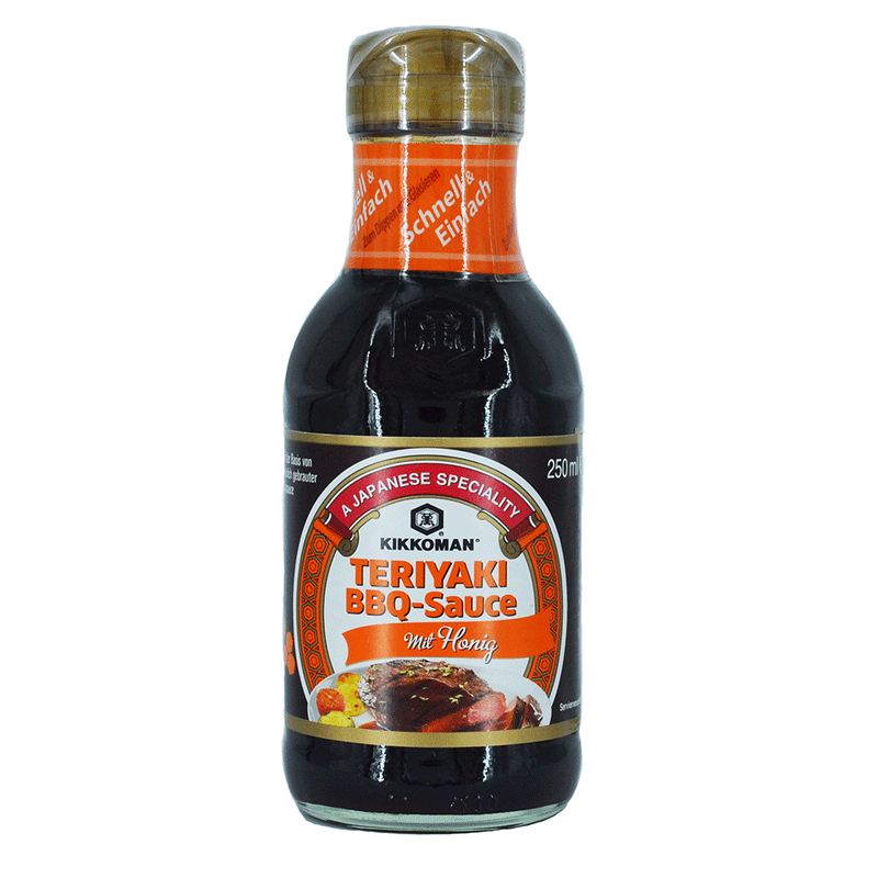 Kikkoman Teriyaki Sauce m. honning - 250 ml