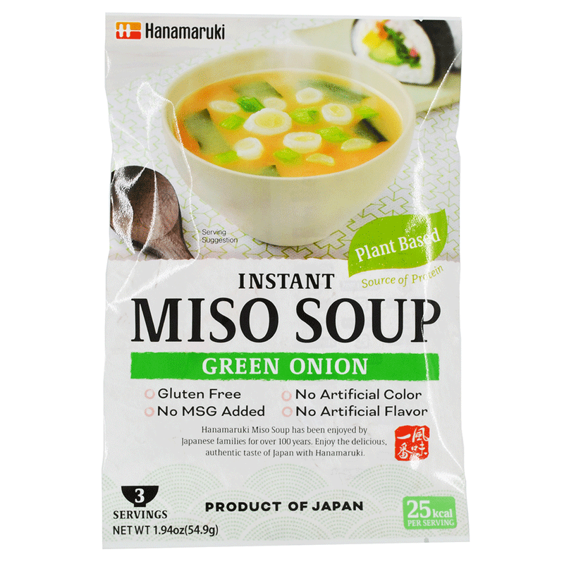 Hanamaruki Instant Miso Soup Naganegi - 54,9 gr