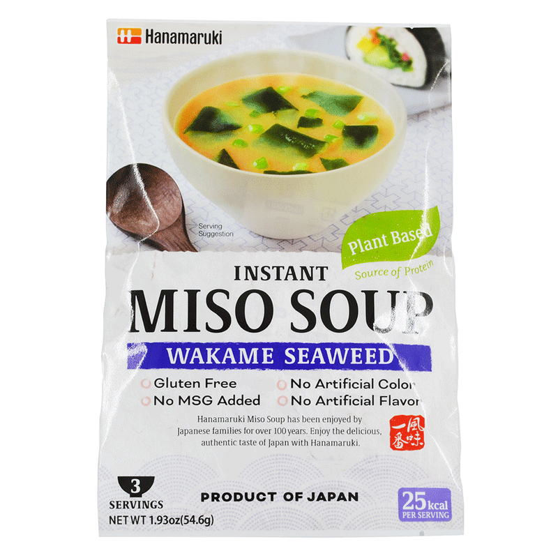 Hanamaruki Instant Miso Soup Wakame - 54,9 gr