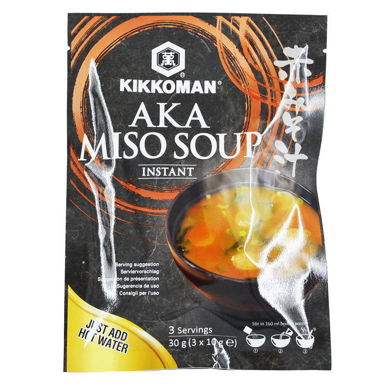 Kikkoman Instant Miso Soup Aka - 30 gr