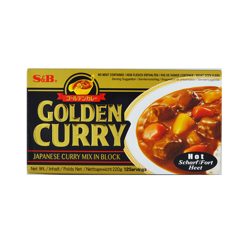 S&B Golden Curry Hot - 240 gr