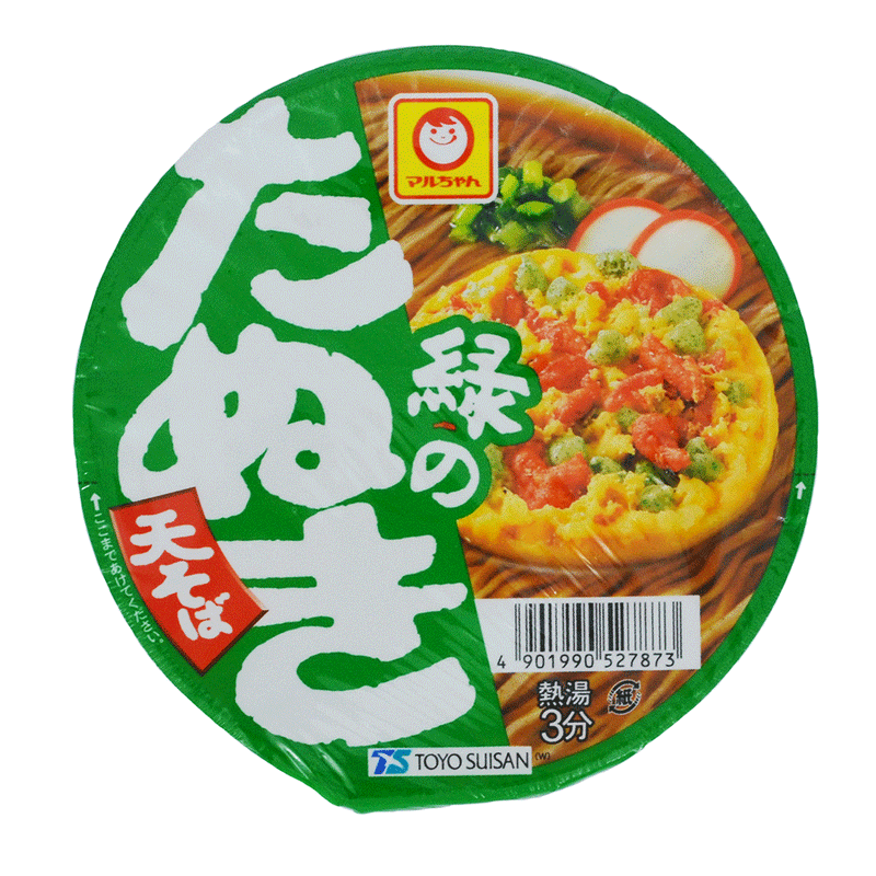 Maruchan Midori no Tanuki Soba - Instant Noodles w. Tempura flavour - 101 gr
