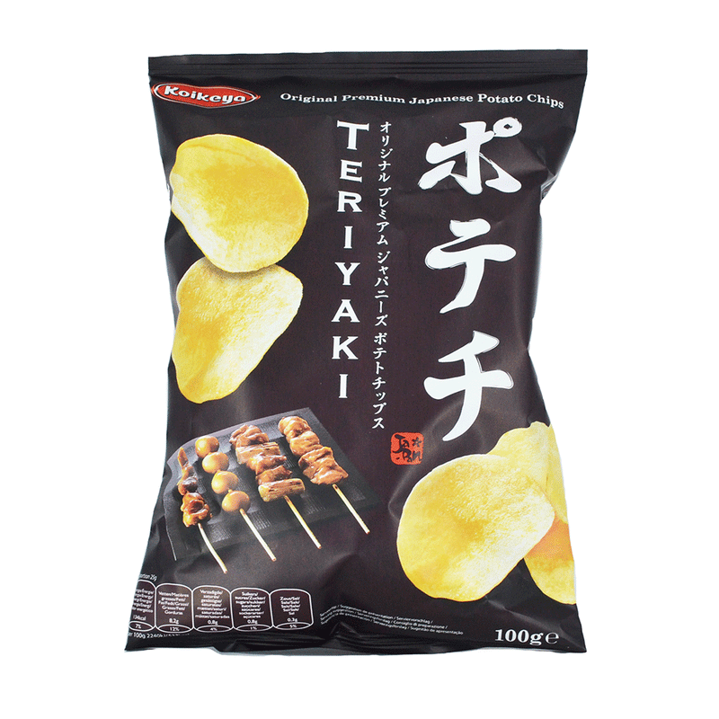 Koikeya kartoffelchips Teriyaki - 100 gr