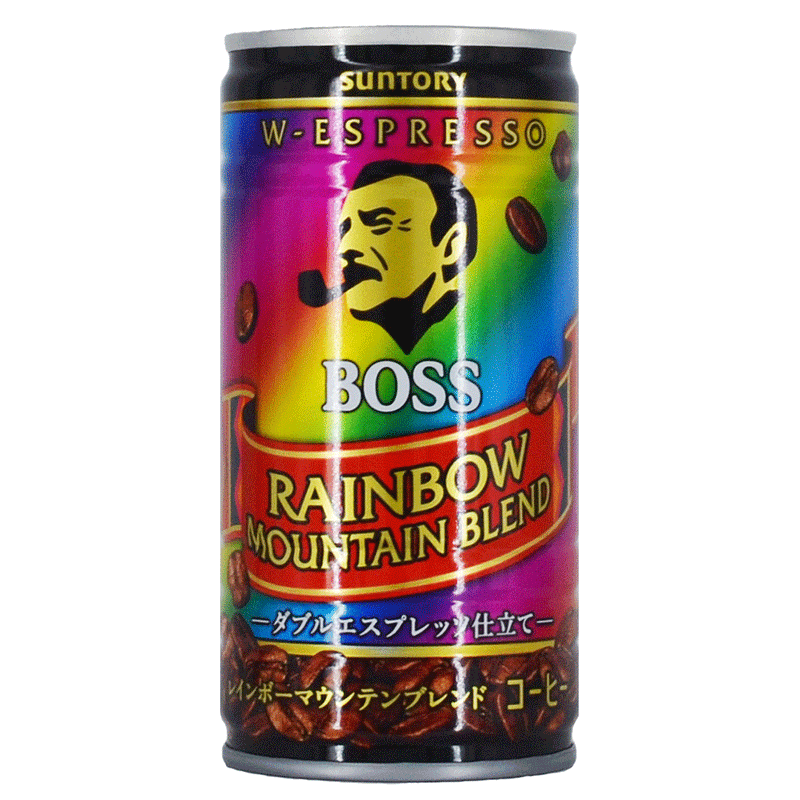 Boss Rainbow Mountain Blend Coffee - kaffe m. mælk og sukker - 185 ml
