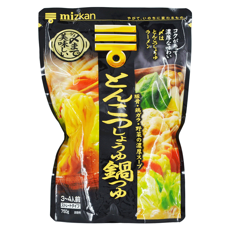 Mizkan Hot-Pot suppebase Tonkotsu-Shoyu Nabe - 750 ml