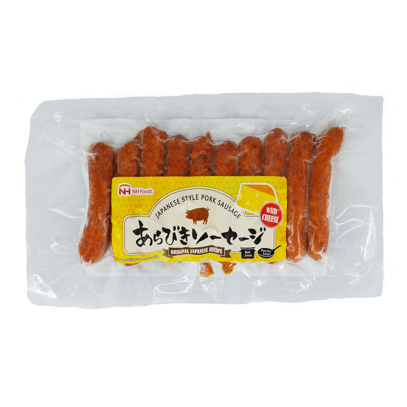 NPH Arabiki Sausage Japanese Style w. Cheese - 185 gr